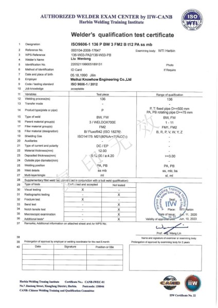 FCAW-FM2-PA（ss，mb）---Liu Wenlong